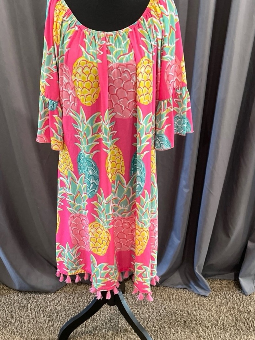 Simply southern pineapple shift dress NWOT size XXL